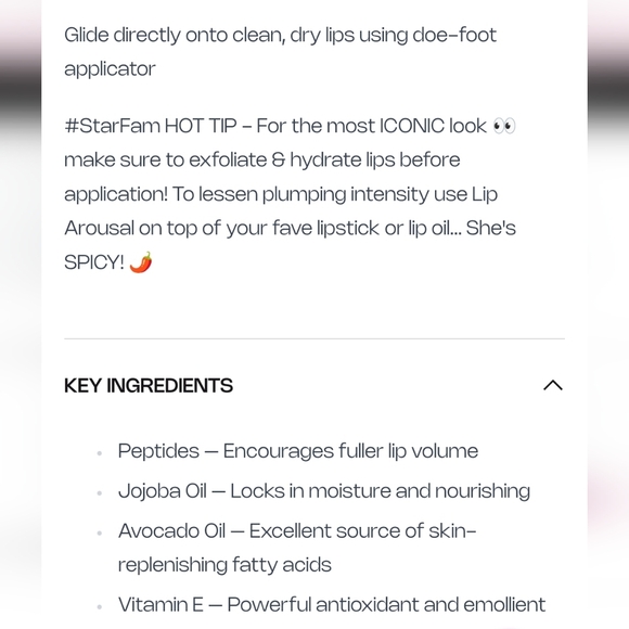 Jeffree star Arousal Gloss Lip Plumper - - Picture 6 of 9